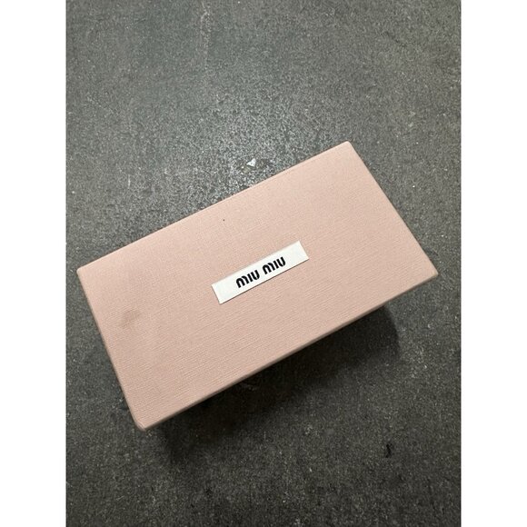 Miu Miu Glimpse Oval Logo Accented Sunglasses